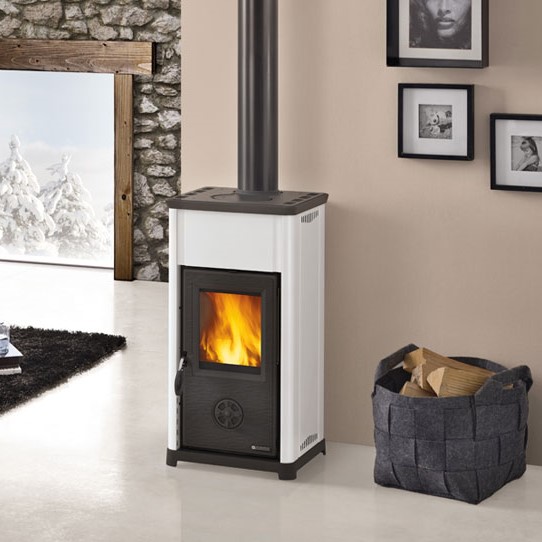 Stufa a legna tea bianco II