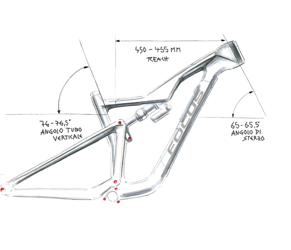 Jam 8.8 Carbon raw Laterale Davanti simmetrie