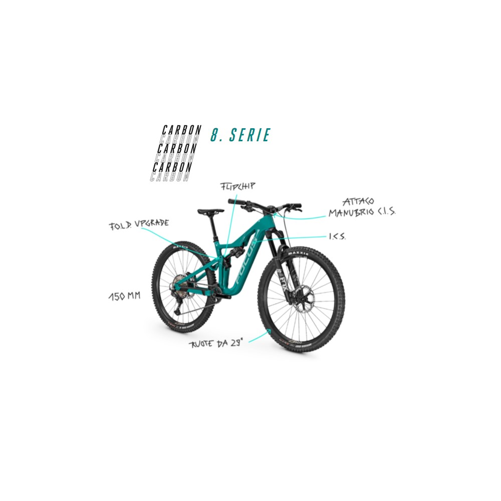 Jam 8.8 Carbon raw Laterale Davanti tecno