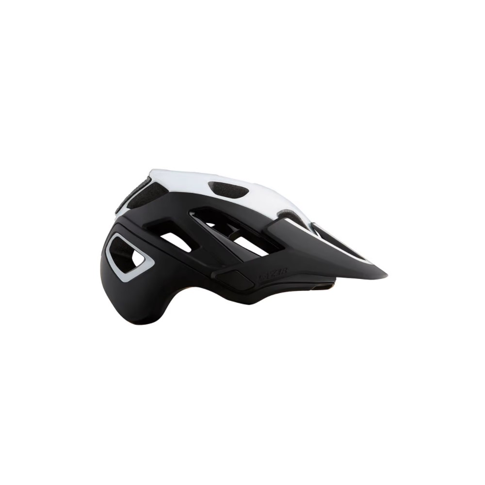 Lazer Casco Jackal White Black laterale