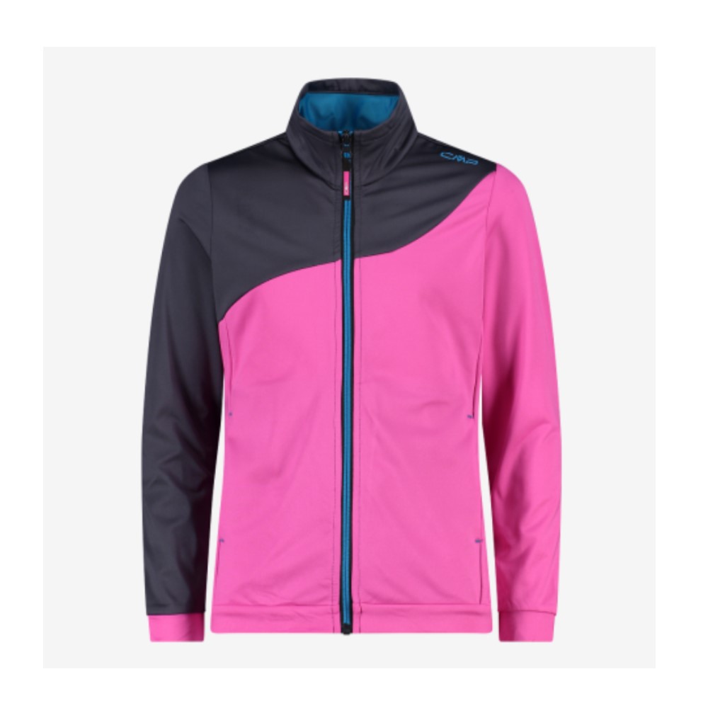 giaccca bimba purple fluo