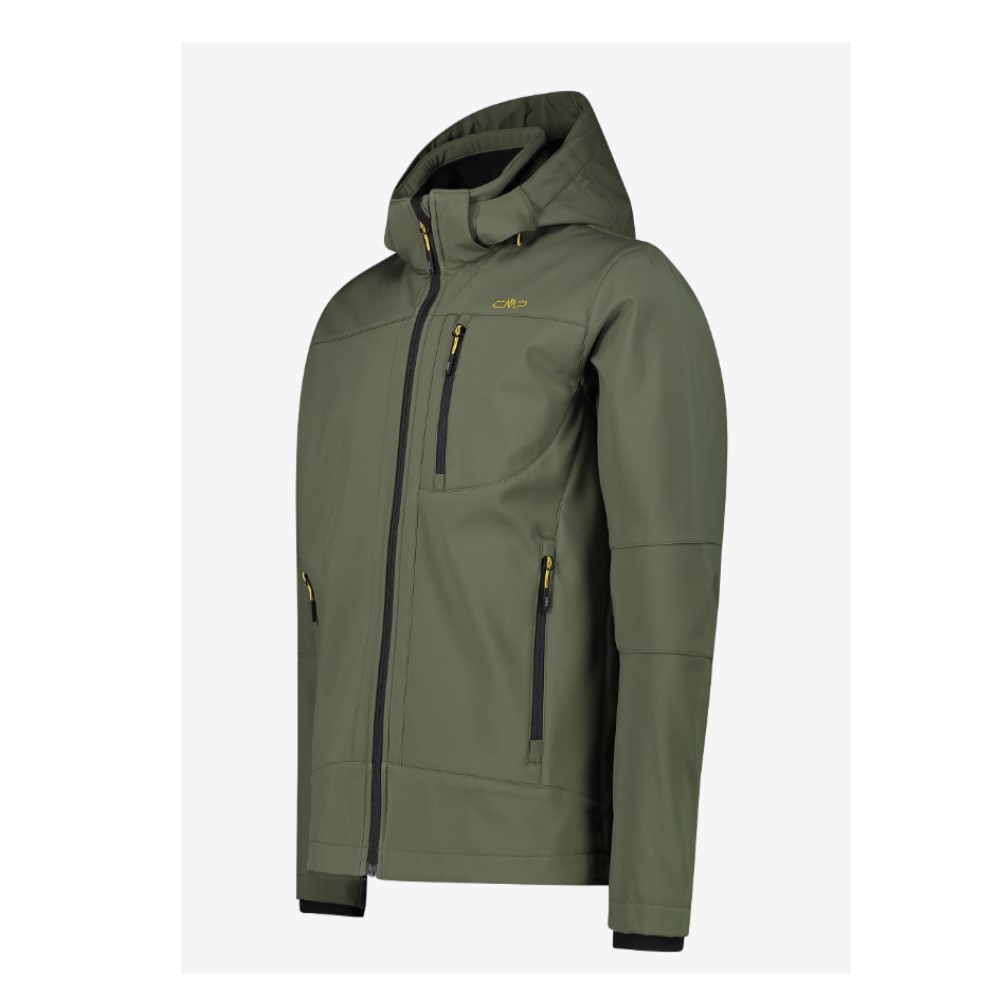 3A01787N-03FP KAKI-OILGREEN MAN JACKET ZIP HOOD 2